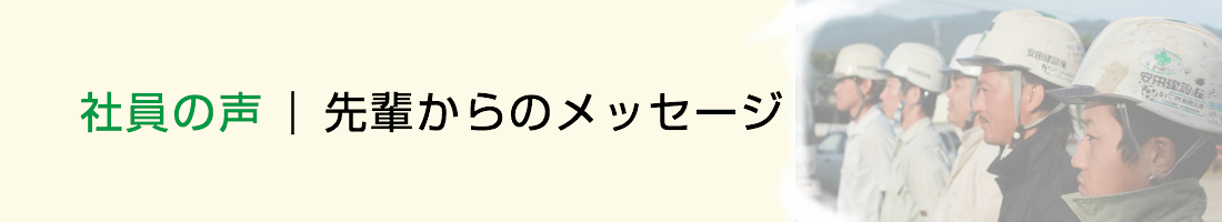 社員の声