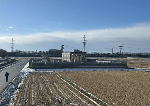 雪が残りますが、そろそろ完成間近