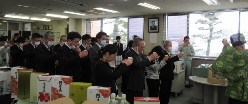 最後にそれぞれの願いを込めて、お神酒をいただきました。