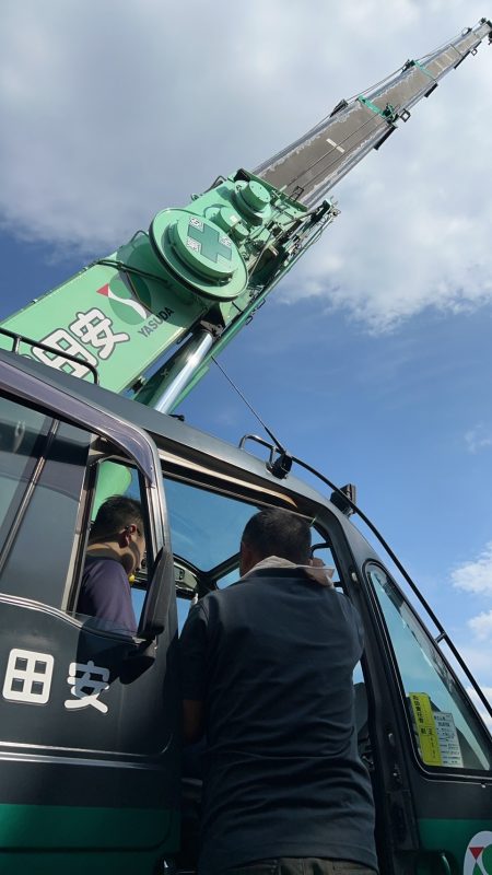 実際に乗車していただきました