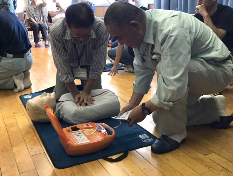 蘇生は連携が大切です。